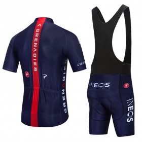 Conjunto Maillot + Culotte Corto con tirantes 2021 Ineos Grenadiers N003